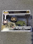 Funko POP! Television Game of Thrones Jon Snow riding Rhaegal #67 DAMAGED BOX