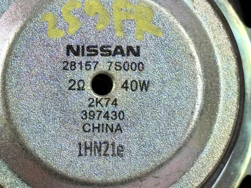 04-15 ALTAVOZ SONIDO AUDIO PUERTA LATERAL DERECHA DELANTERA DERECHA NISSAN ARMADA PATHFINDER OEM Foto 3 de 3