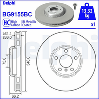 Bremsscheibe Vorderachse FüR BMW 5 Gran Turismo Touring 6 Cabriolet Coupe 7