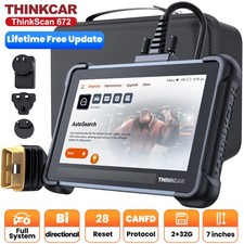 THINKSCAN 672 OBD2 Scanner Car FCA Code Bidirectional Diagnostic Tool 2025 USA