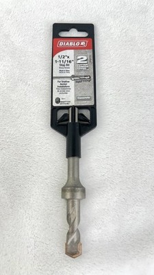 Diablo DMAST1030 SDS-Plus 2-Cutter Carbide Stop Bit, 1/2'' x 1-11/16'' New