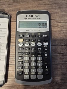 Texas Instruments Ba II Plus Financial Calculator | eBay