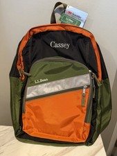 Vintage L.L.Bean Deluxe Book Bag Back Pack Mu...