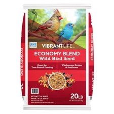 Economy Blend Wild Bird Seed with Black Oil Sunflower, 20 lb.