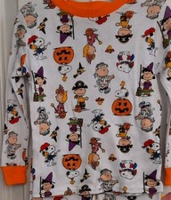 Peanuts Pajamas Set 4T NEW Halloween