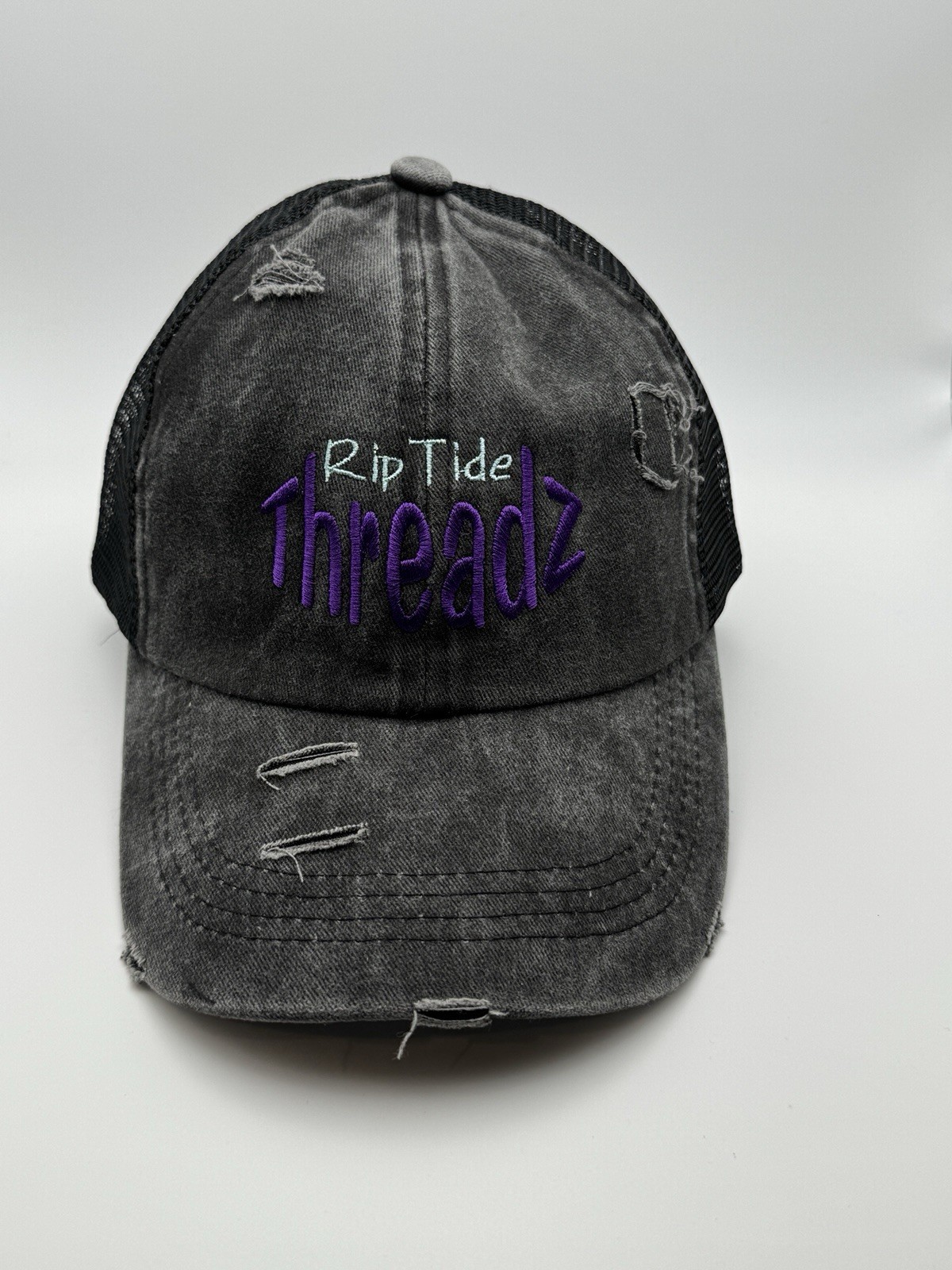 PONY Cappello donna coda di cavallo vintage invecchiato