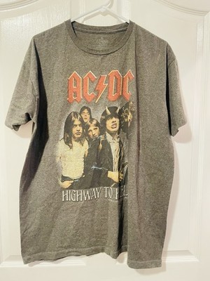 AC DC Highway to Hell 2010 Men's Short Sleeve Graphic T-shirt XL EUC