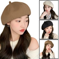 Women's Classic French Style Beret Hat Casual Spring Autumn Hat Beanie Cap Gift