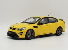 Collectible Car Model 1/18 BIANTE Holden HSV GTSR HERON Yellow color / Flaws