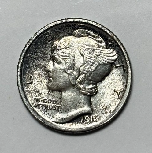 1916 MERCURY DIME UNCIRCULATED