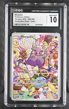 CGC 10 MORPEKO 206/182 ILLUSTRATION RARE HOLO PARADOX RIFT POKEMON GEM MINT on eBay