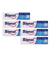 6 X Signal Toothpaste Anti Caries Cavity Fighter by Unilever 100ml