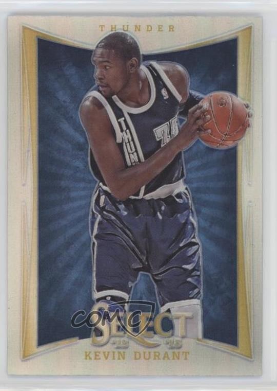 2012-13 Panini Select Silver Prizm Kevin Durant #88 07ay