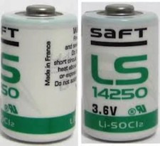 2 x Brand New Saft LS 14250 1/2 AA