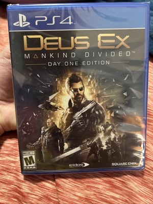Deus EX Mankind Divided Day One Edition for PS4 PlayStation 4 Complete CIB