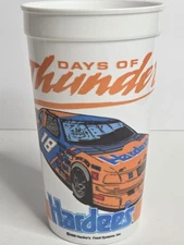 Vintage 1990 NASCAR Hardees Days of Thunder Movie Collectors Cups Coca-Cola RARE