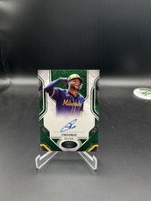 Jackson Chourio 2025 Topps Tier One Prime Performers On Card Auto /49 #PPA-JCH