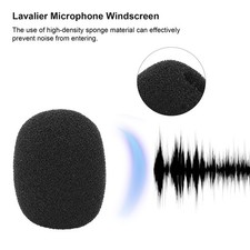 Mini Microphone Windscreen Sponge Cover Lapel Headset Microphone Cover