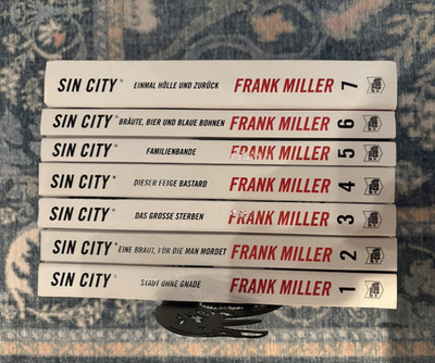 Sin City Graphic Novel Lot Band 1 7 Cross Cult Frank Miller Deutsch gebunden