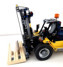 LEGO TECHNIC 42079 Schwerlast-Gabelstapler 2 in 1, Vollständig + Aufkleber neu!