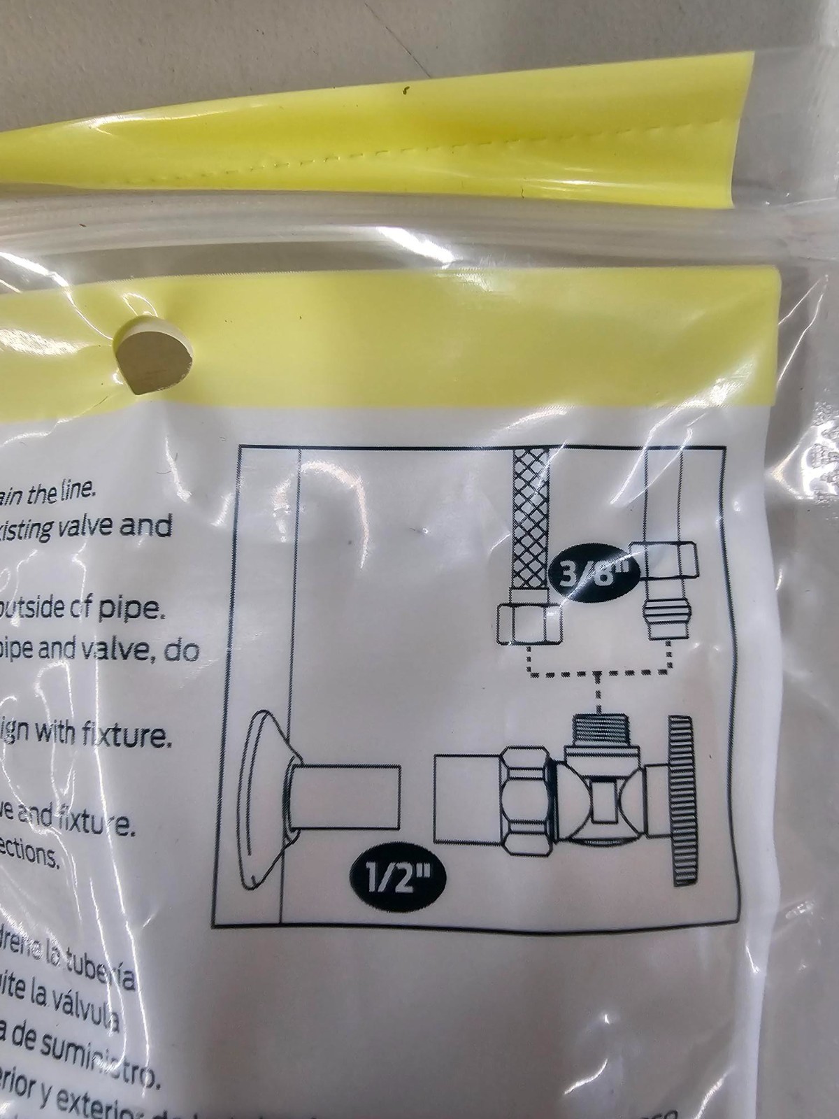 (LOT OF 4) **SHARKBITE** 1/2" CPVC X 3/8" OD COMP ANGLE STOP - 1642653 - GLUE ON