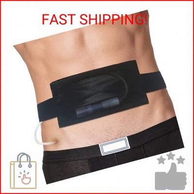 Breathable Peritoneal Dialysis Belt PD Catheter Holder Belt with Mesh Pouch Stre