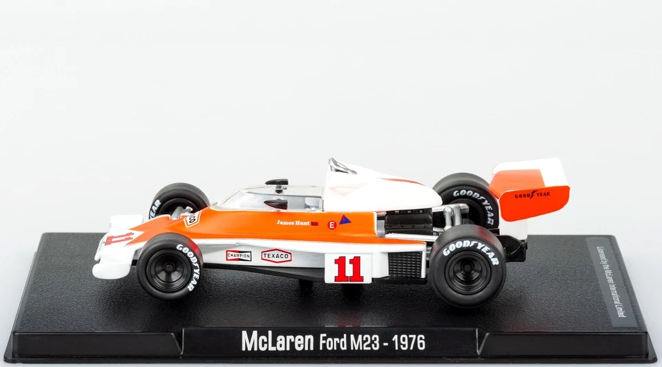 McLaren M23 James Hunt 1976 #11 Modellino Formula 1 Scala 1:43 World Champion - Immagine 2 di 4