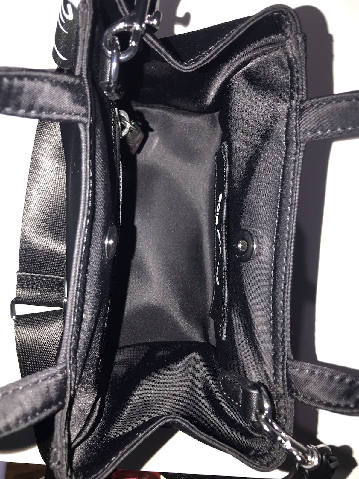 Weedie Edie Parker ‘Baby Bodega’ Mini Bag With Crossbody Strap, Black w/White