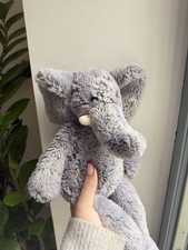 Jellycat Puddle Elephant PUD3E Rare Retired Grey 33cm Soft Toy