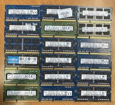 Lot of 18 Mixed Brand 4GB DDR3 SODIMM Laptop RAM