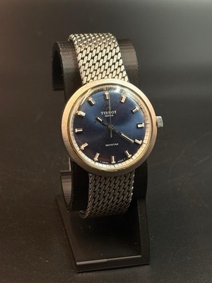 Tissot Seastar Vintage Handaufzug Kal. 781-1 Blaues Zifferblatt Sunburst 70s Top