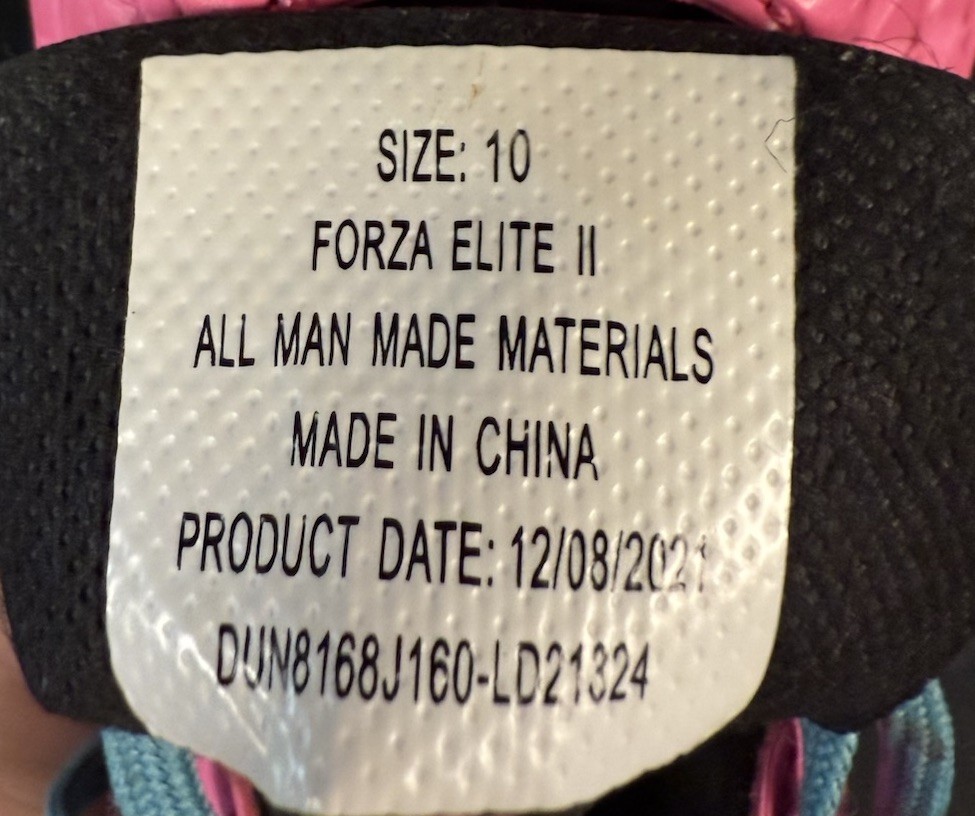 Lotto Tacchetti Calcio Giovanili Forza Elite II Rosa Nero Taglia 10 Bambini