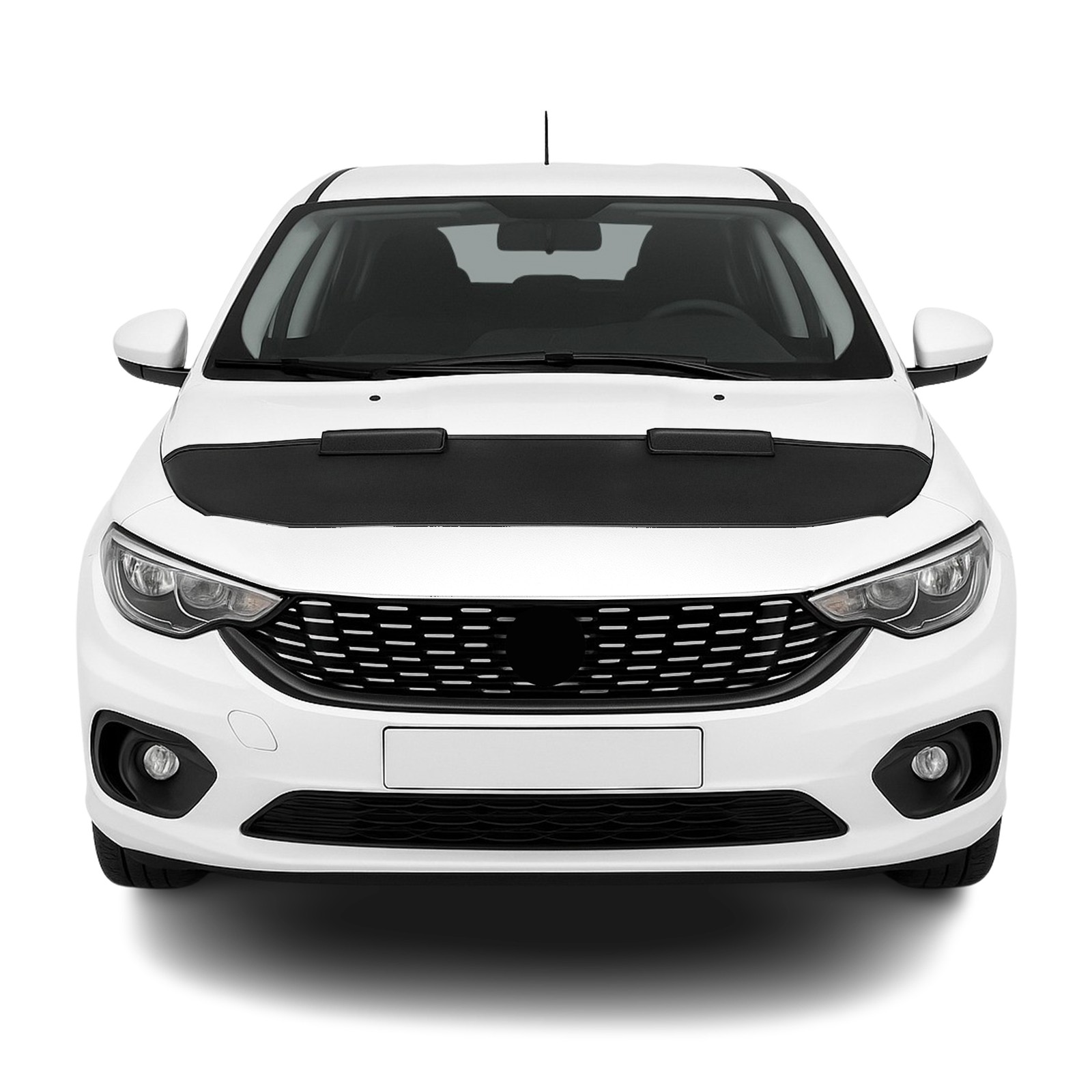 Masque de voiture Fiat Tipo Protege Capot Vinyle Anti Gravillon Noir