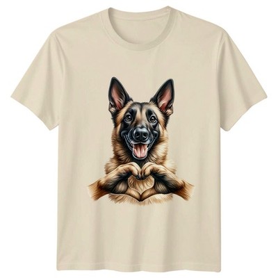 Herz Pfoten Deutscher Schäferhund T-Shirt Deutscher Schäferhund Geschenk für Sie und Ihn