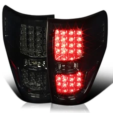Smoke Fits 2009-2014 Ford F150 Pickup Led Rear Brake Lamp Tail Lights Left+Right