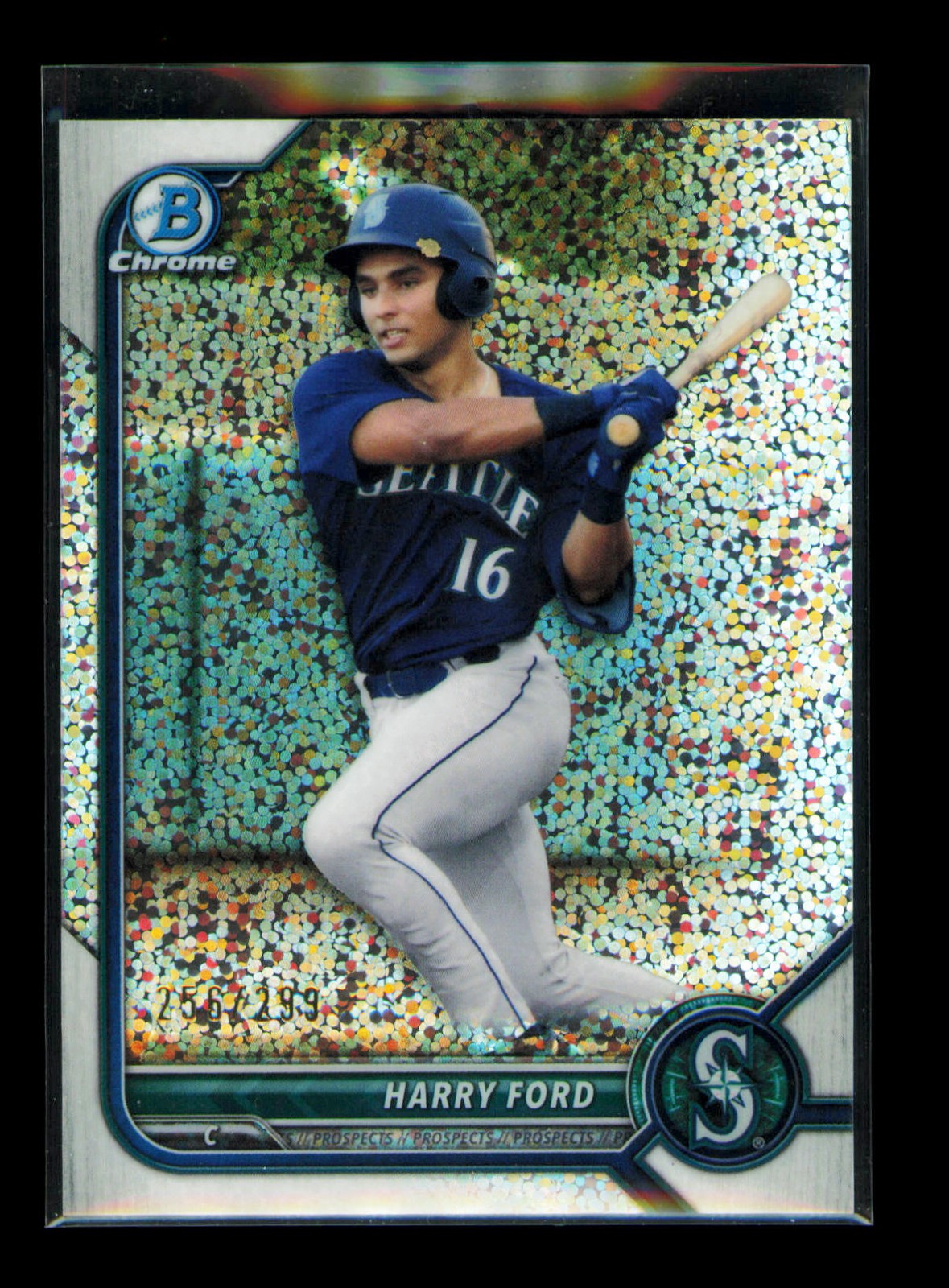 2022 Bowman #BCP-78 Harry Ford Chrome Prospects Speckle Refractors #/299