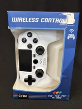 PS4/PS5/PS3/MAC/PC  NuForce Wireless Game Controller: White  Cirka