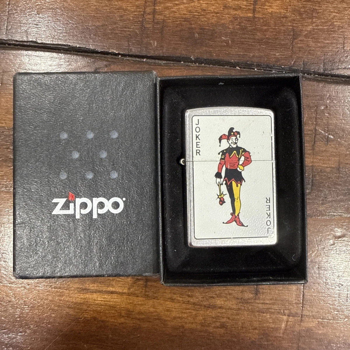 Briquet Zippo Collection Joker - Neuf, Fabrication USA, Métal, Design Publicitaire