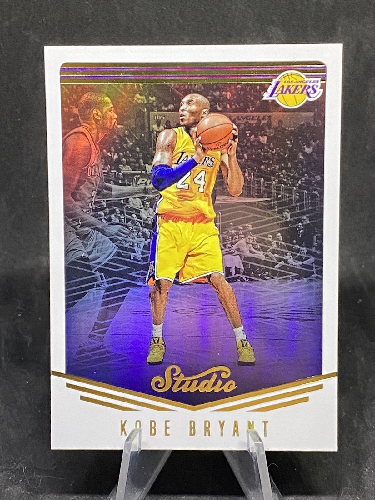 Kobe Bryant 2016-17 Panini Studio Card #75 Los Angeles Lakers