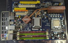 Shuttle XPC Prima SP35P2 Pro Motherboard Intel E6750 CPU 4GB DDR2 RAM Bundle