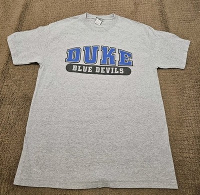 Vintage Y2K Foot Locker DUKE UNIVERSITY Men's Gray T-SHIRT - Large