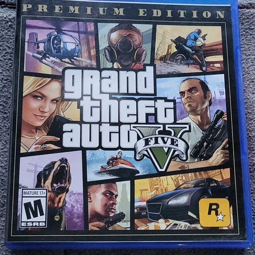 Rockstar Games Grand Theft Auto V Premium Edition PS4 Multiplayer 2018 NTSC-U/C