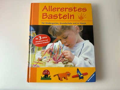Buch Ravensburger Allererstes Basteln Bastelbuch ab 3 Kindergarten Grundschule