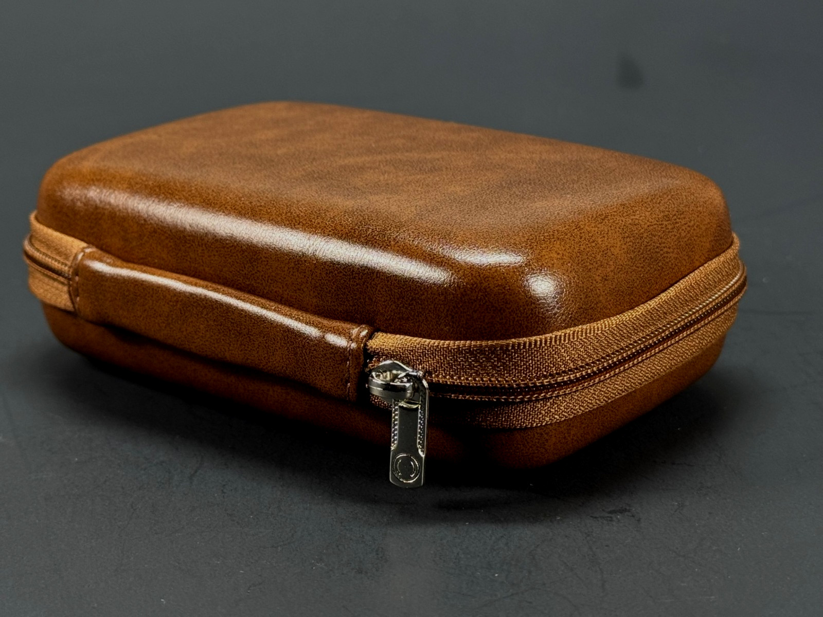 Leather Zippered Travel Storage Case for Muhle Rex Rockwell Merkur Safety Razors