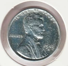 1943 WWII Lincoln Wheat Steel Penny US Uncirculated Cent War Collection Coin #80