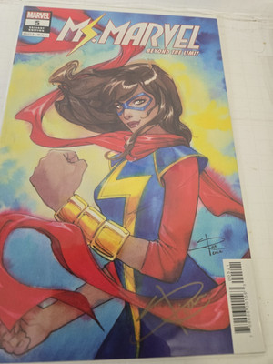 Ms Marvel #5 Variant Cover Signed By Sabine Rich