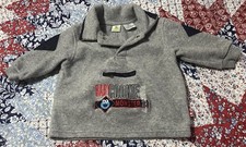 Vintage Sesame Street Baby Cookie Monster Fleece Pullover Size 12 Months