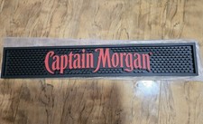 Captain Morgan Original Spiced Rum  Bar Service Spill Rail Mat 20-1/2" x 3-1/2"