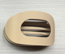 Large Matte Flat Tortoise Hair Claw Clip, 4.2 Inch Strong Hold Non-Slip Blonde