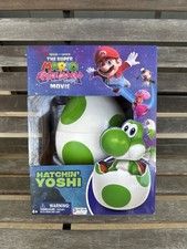Super Mario Galaxy Movie Hatchin' Yoshi Hatching Egg Action Figure - Brand New
